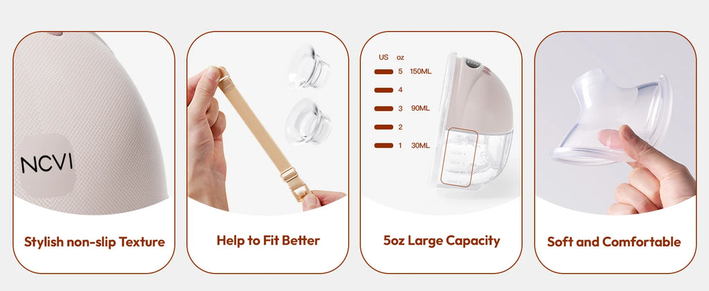 NCVI Hands-Free Wireless Breast Pump