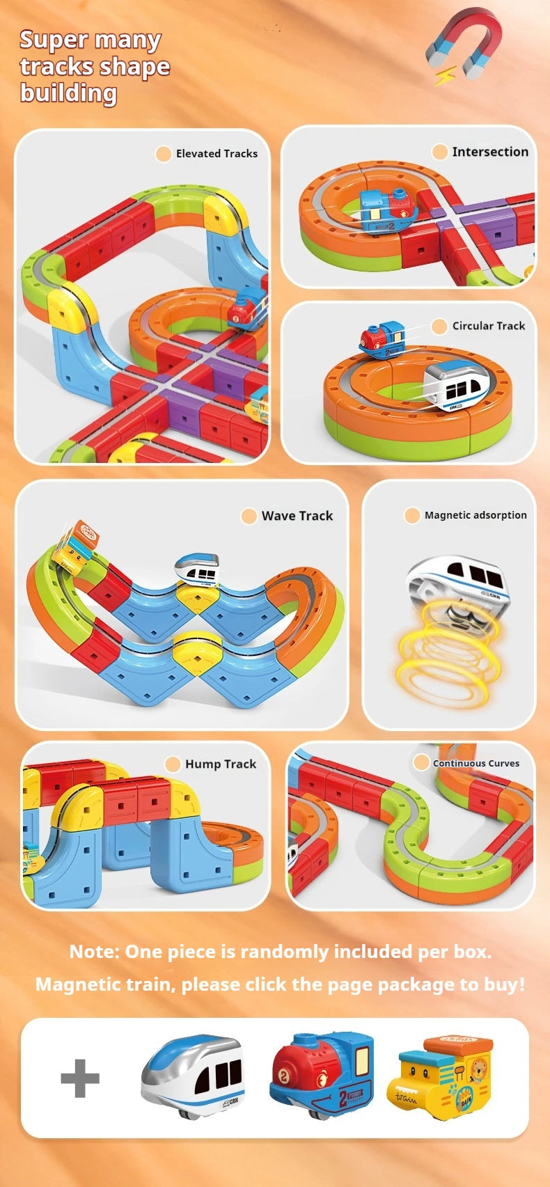 Magnetic Levitation Train Set for Kids