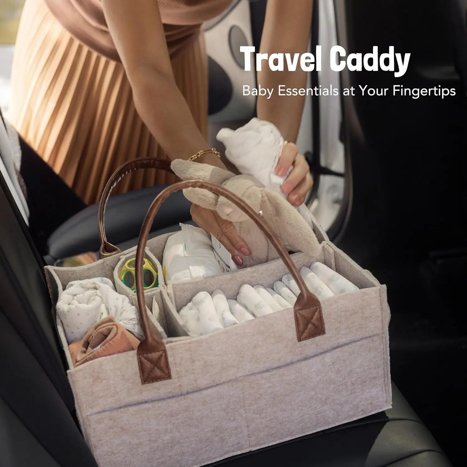 Baby Felt Storage Nursery Organizer Basket