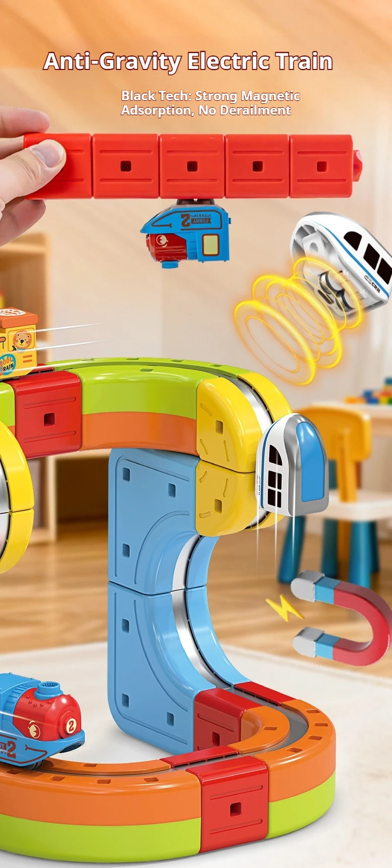 Magnetic Levitation Train Set for Kids
