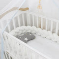 1M/2M/3M/4M Baby Crib Protector Bed Braid Knot Cushion for Infant Kids 3 Shares Toddler Baby Bed Bumpers In The Crib Newborn