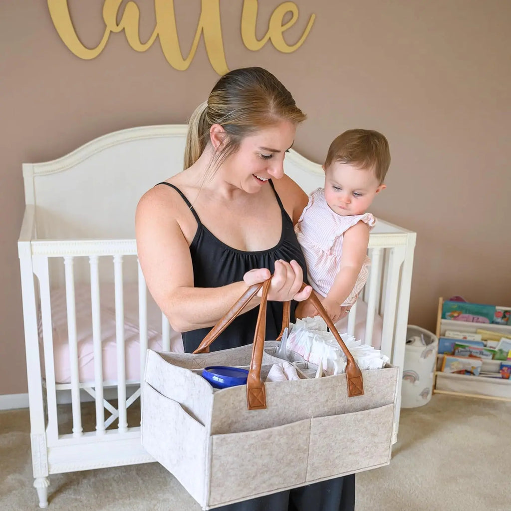 Baby Felt Storage Nursery Organizer Basket