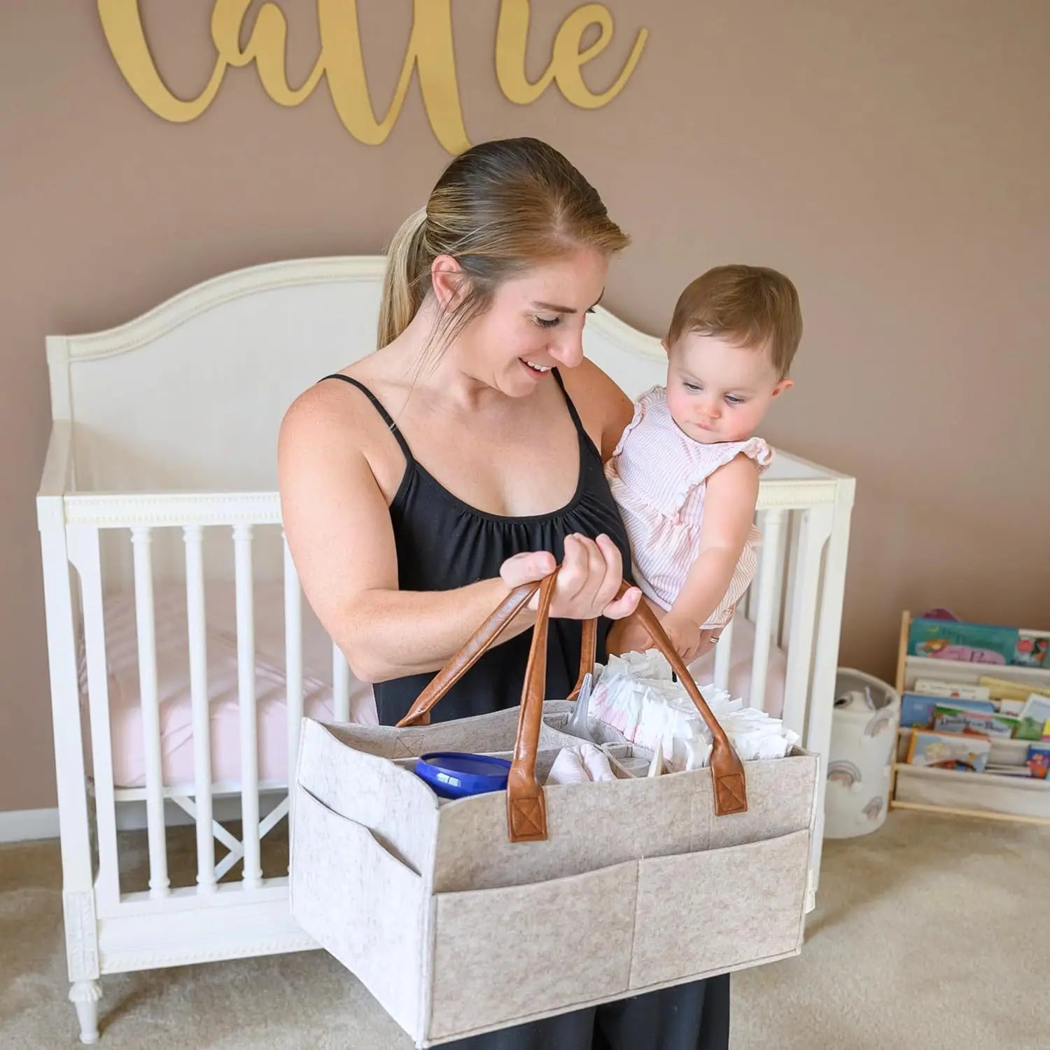Baby Felt Storage Nursery Organizer Basket