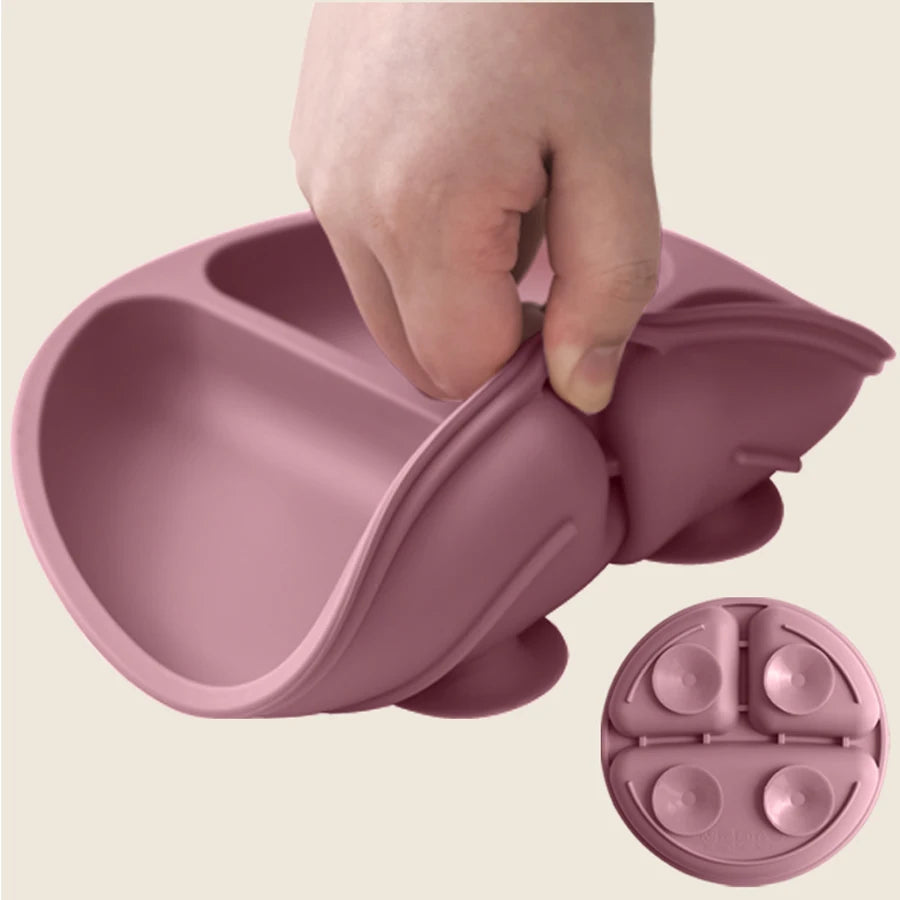 Silicone baby bowl