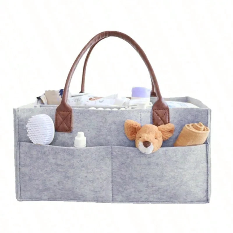 Baby Felt Storage Nursery Organizer Basket