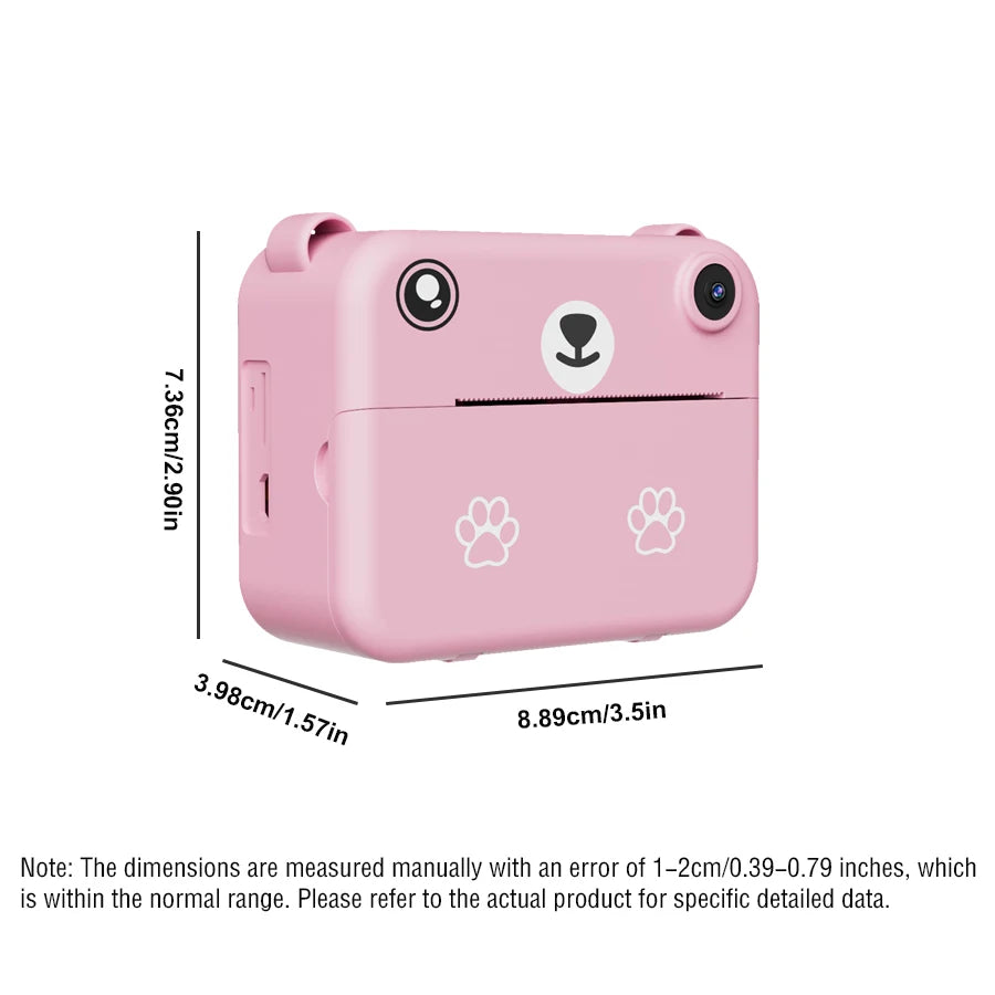 Kids Instant Print Camera 1080P HD