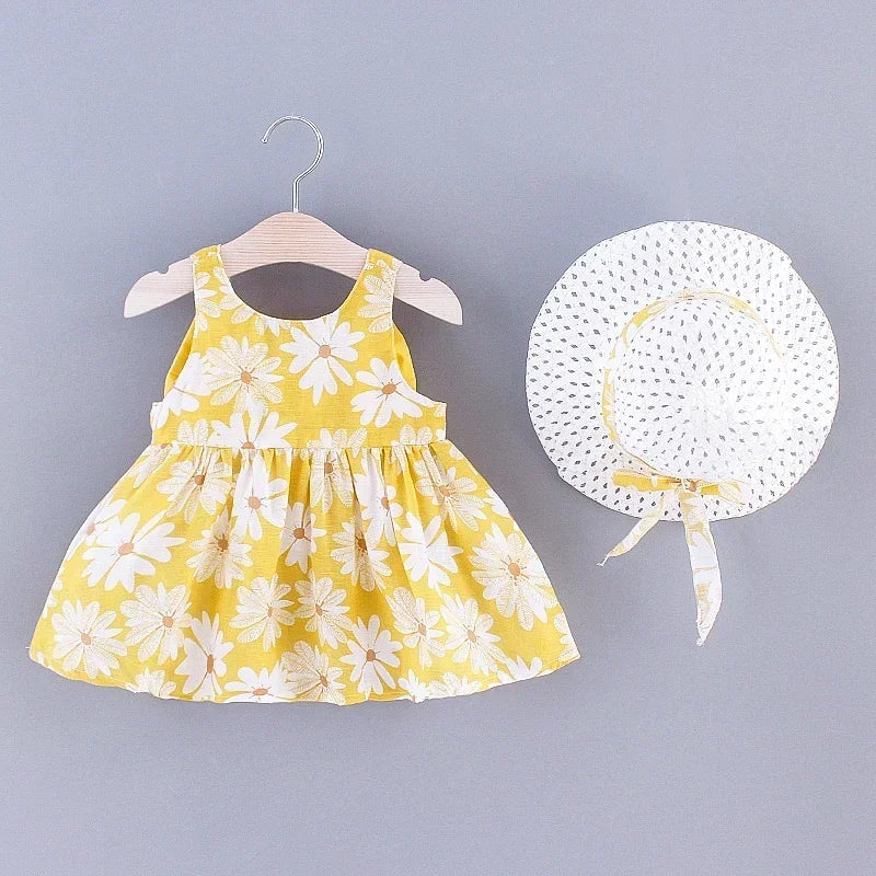 Baby Girls Dress Floral Print