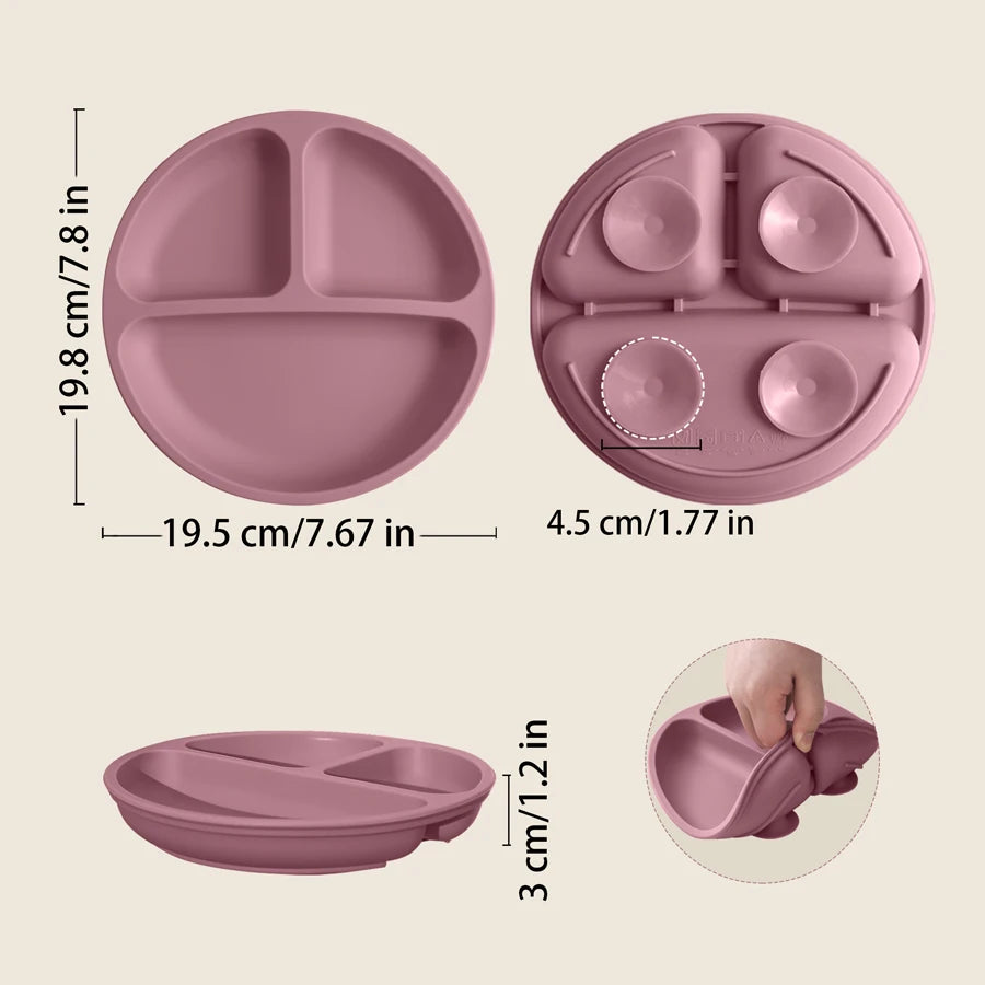 Silicone baby bowl
