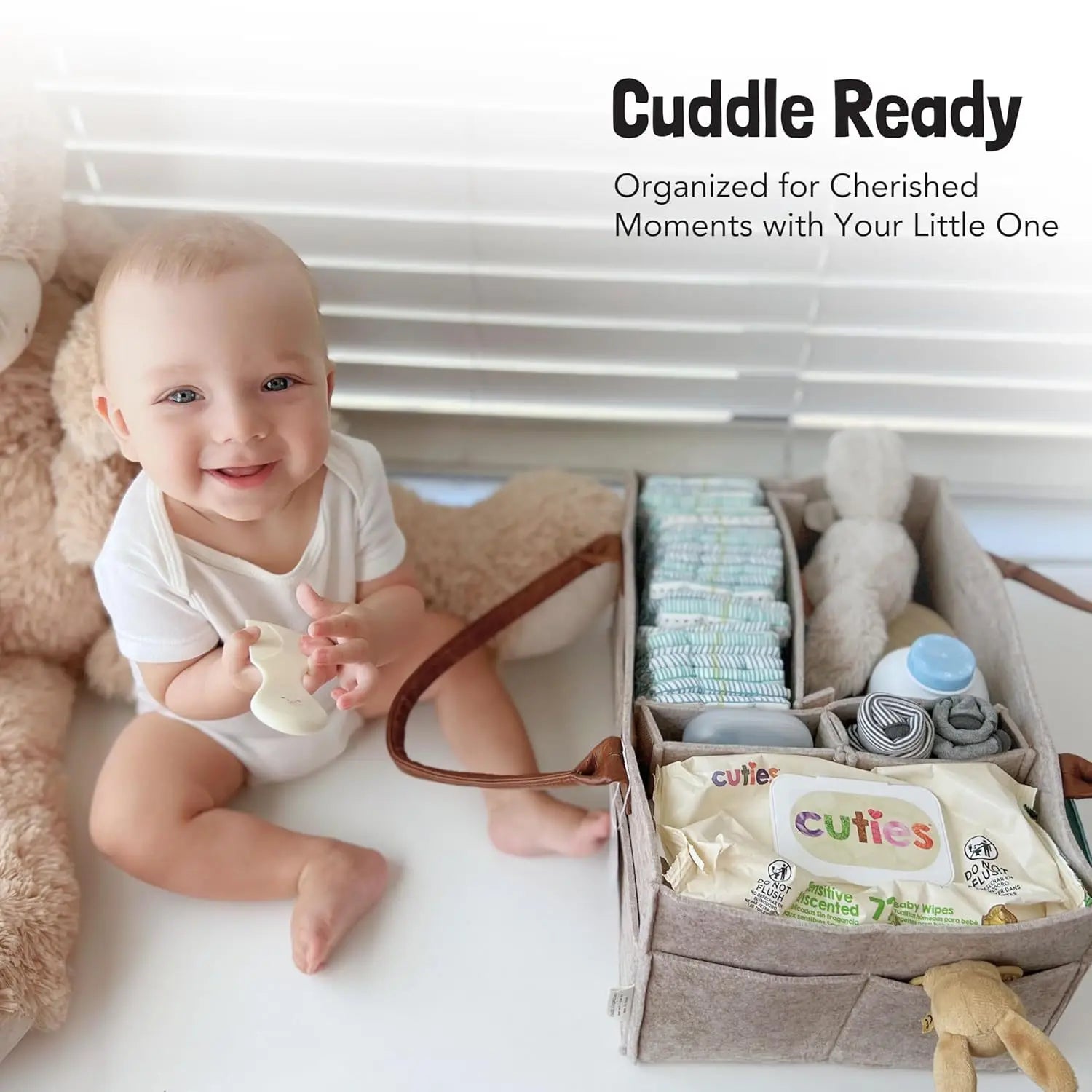 Baby Felt Storage Nursery Organizer Basket