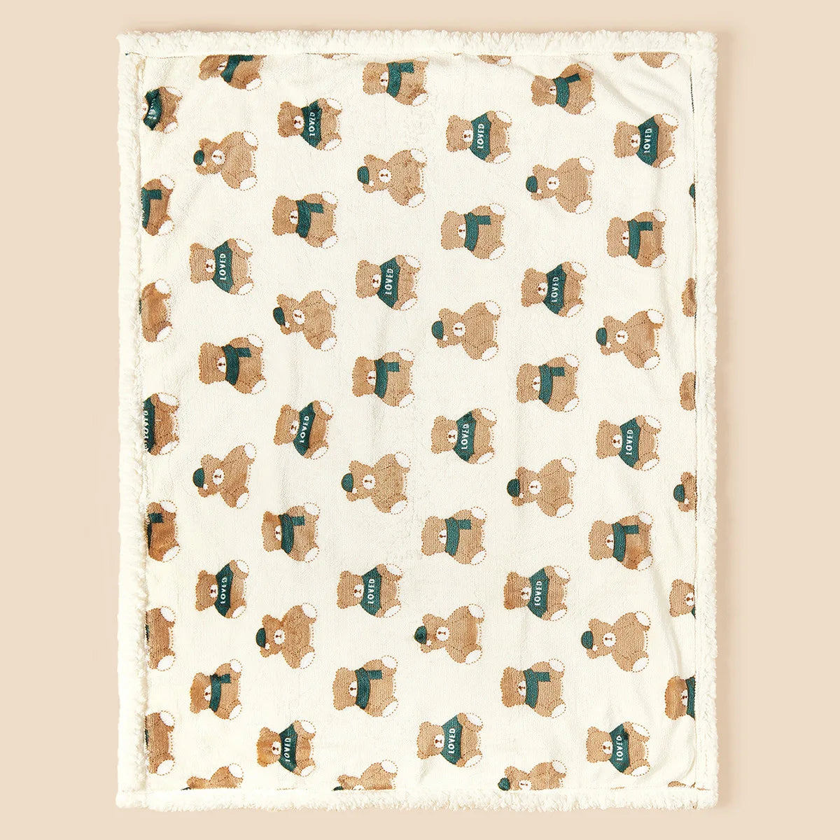 Fleece Lamb Baby Swaddle Blanket