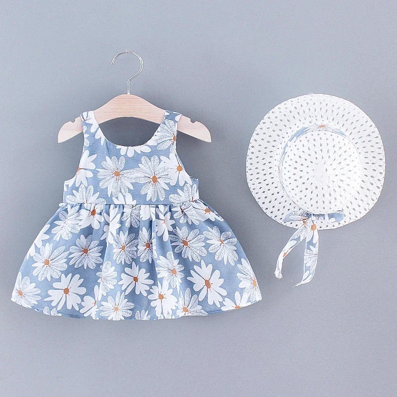 Baby Girls Dress Floral Print