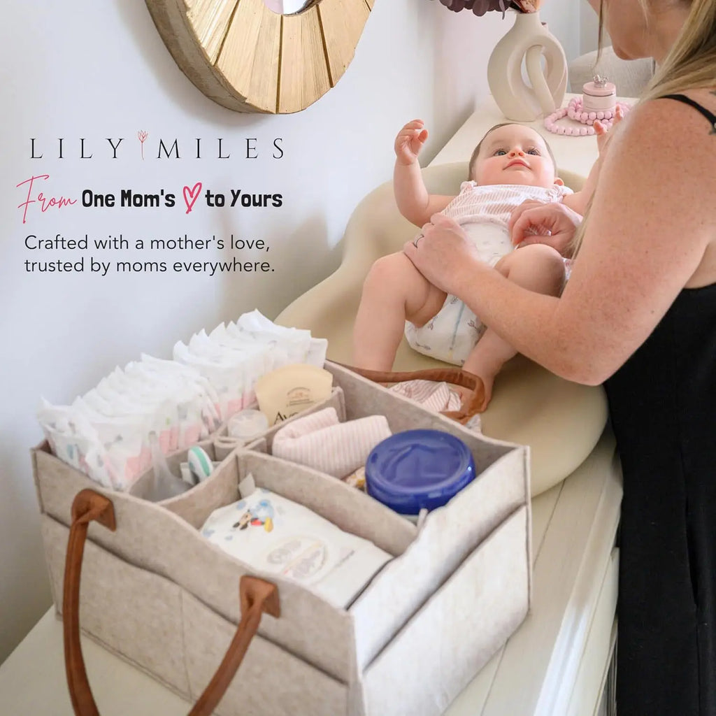 Baby Felt Storage Nursery Organizer Basket