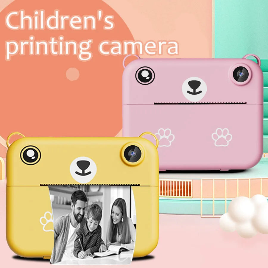 Kids Instant Print Camera 1080P HD