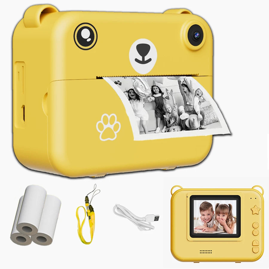 Kids Instant Print Camera 1080P HD