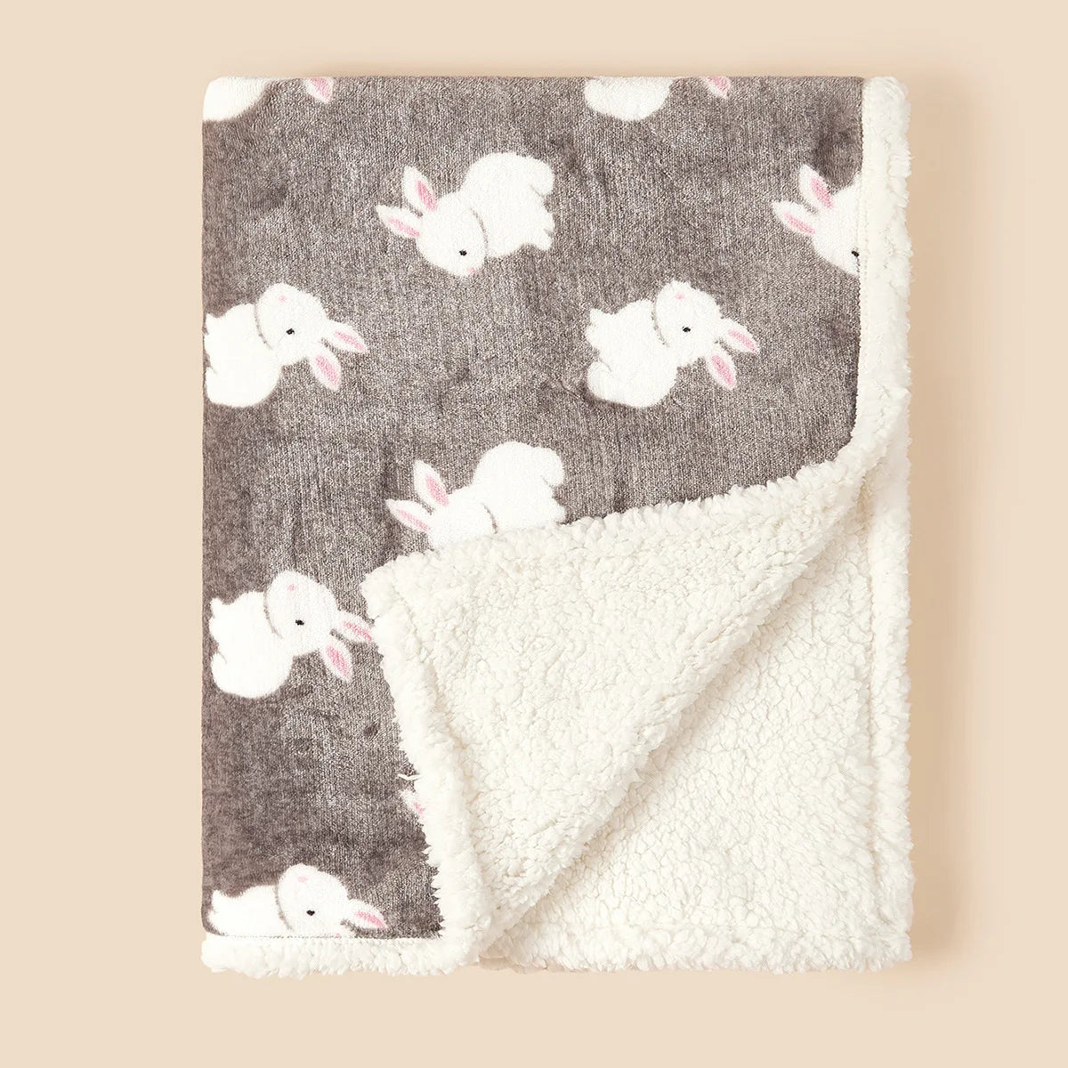 Fleece Lamb Baby Swaddle Blanket
